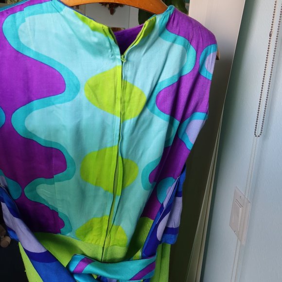 Vintage 70s Alice of California Maxi Dress - Picture 4 of 4